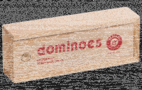 Domino, 28 Steine (in Holzkassette)