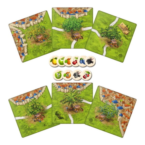 Carcassonne 3.0 - The fruit-bearing trees (mini expansion)