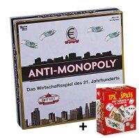 Set: Anti-Monopoly + 175 x Spaß mit Würfeln + Karten