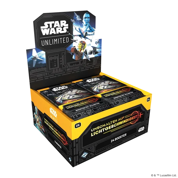 Star Wars: Unlimited – Umschalten auf Lichtgeschwindigkeit (Booster-Display)